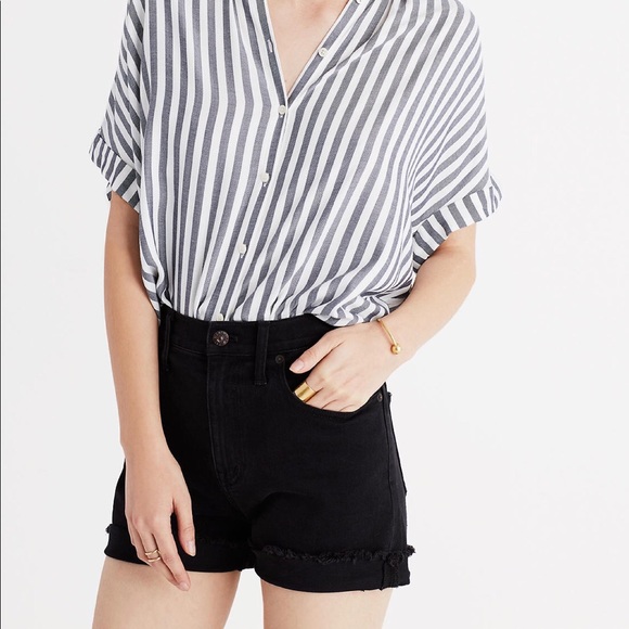Madewell Pants - NEW MADEWELL High-Rise Denim Shorts - Black 32